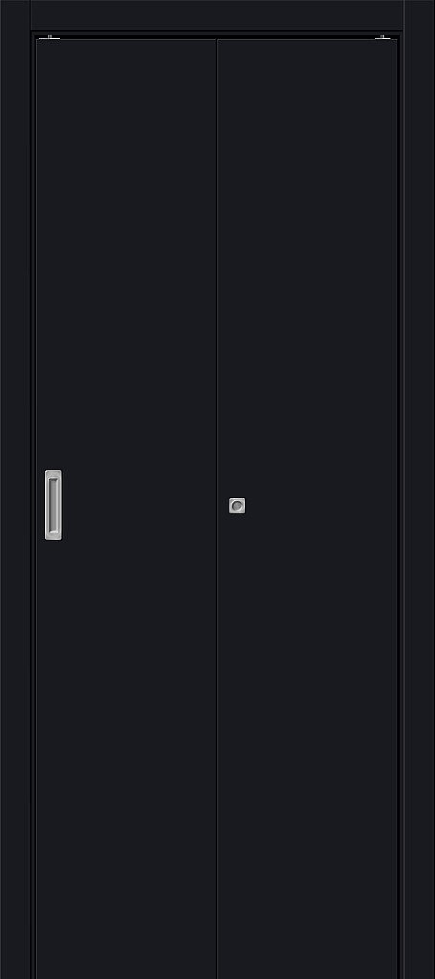 Складная дверь Браво-0 Total Black