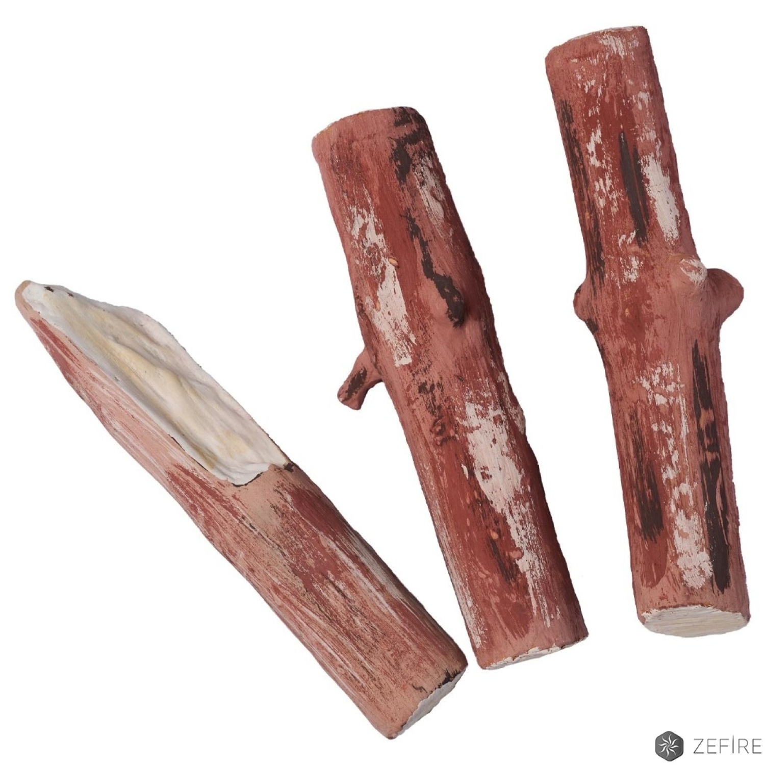 Керамические дрова сосна ветки - 3 шт