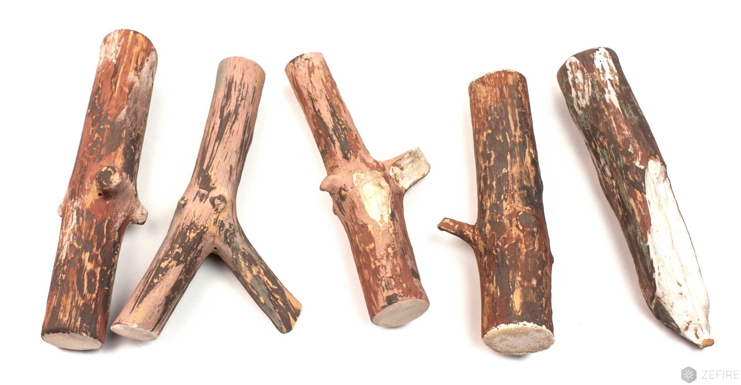 Керамические дрова сосна ветки - 5 шт