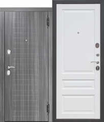 Входная металлическая межкомнатная дверь Ferroni 10,5 см GARDA МДФ/МДФ Царга с МДФ панелями