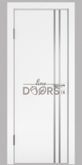 ШИ дверь DG-606 Белый бархат