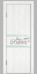 межкомнатная дверь межкомнатная DO-513 Белый глубокий/стекло Белое