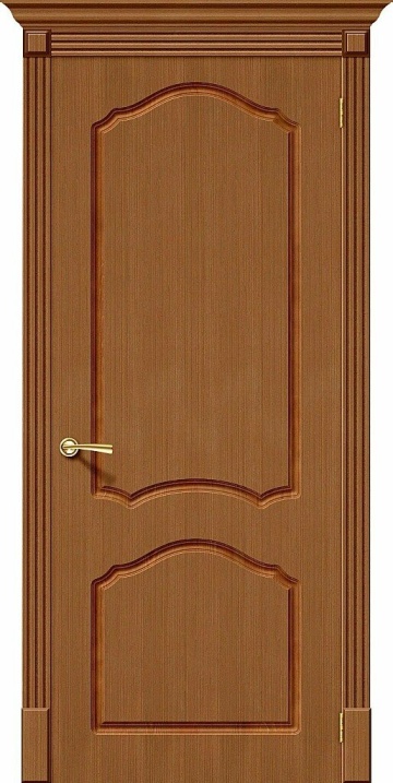 Шпонированная межкомнатная дверь Каролина Ф-11 (Орех)
