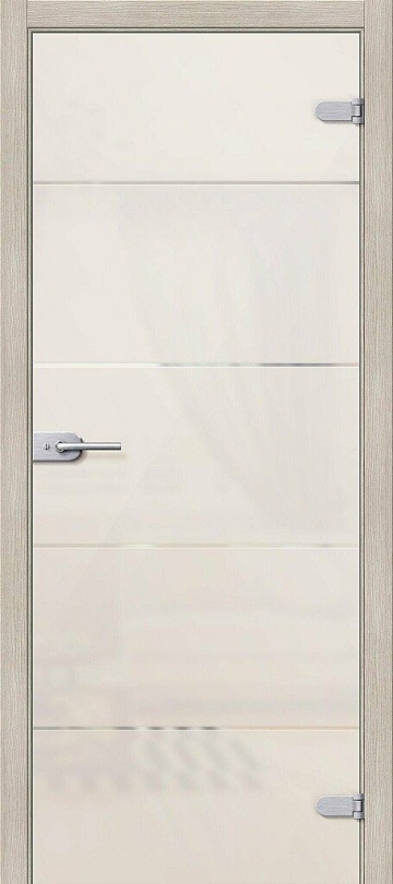 Стеклянная межкомнатная межкомнатная дверь Диана Белое Сатинато