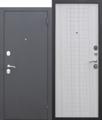 Входная межкомнатная дверь Ferroni Гарда МУАР 8 мм Белый ясень