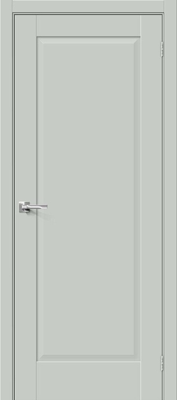 Межкомнатная дверь эмалит Прима-10 Grey Matt