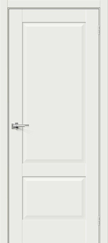 Межкомнатная дверь эмалит Прима-12 White Matt
