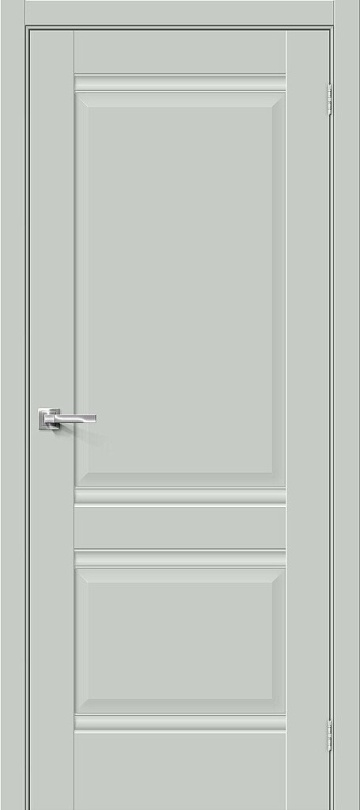 Межкомнатная дверь эмалит Прима-2 Grey Matt
