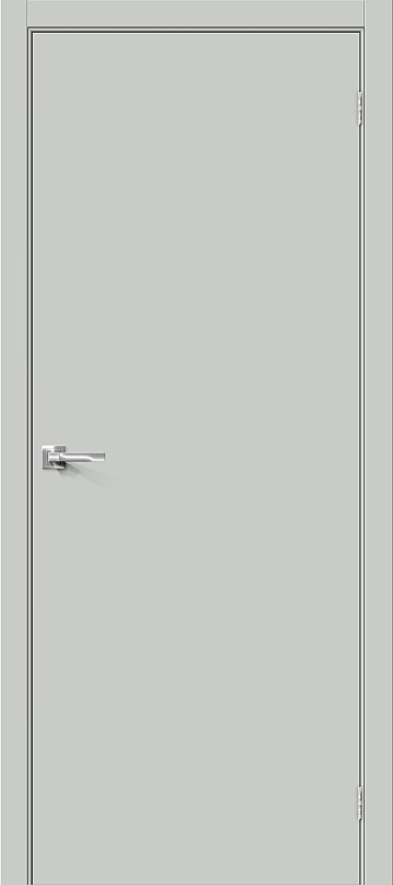 Полотно дверное с врезкой ДП1-03/05 Браво-0 Grey Pro